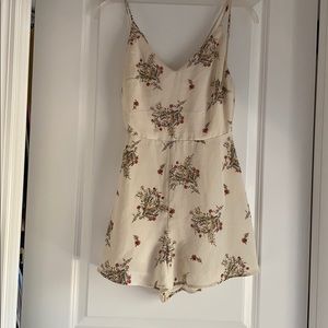 Lush floral romper